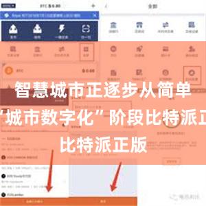 智慧城市正逐步从简单的“城市数字化”阶段比特派正版