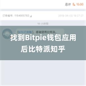 找到Bitpie钱包应用后比特派知乎